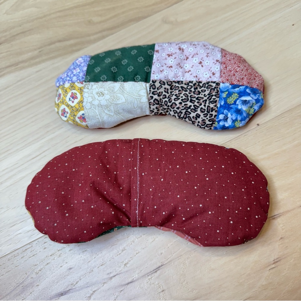 Eye Pillows Quilted Organic Rice